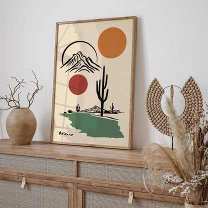 Arizona Minimalist Travel Poster