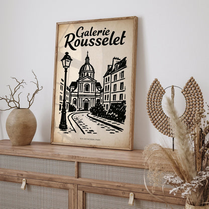 Galerie Rousselet - Rue des Rosiers Paris Art Print