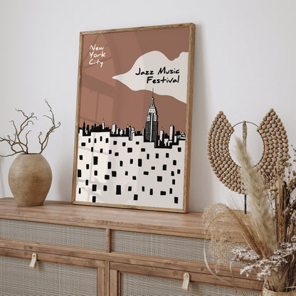 New York City Jazz Music Festival Poster