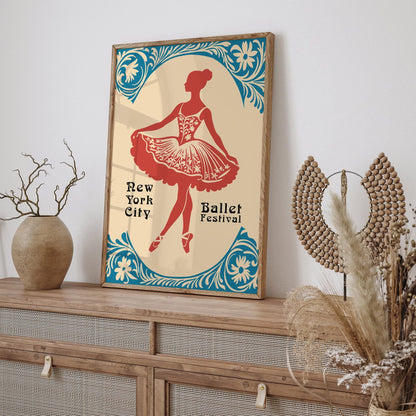 NYC Vintage Ballet Poster