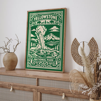 Yellowstone National Park Poster