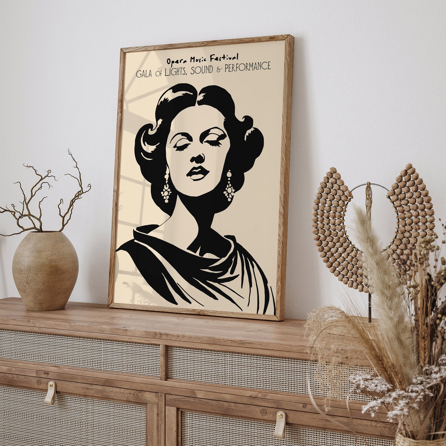 Opera Music Festival Art Print