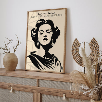 Opera Music Festival Art Print