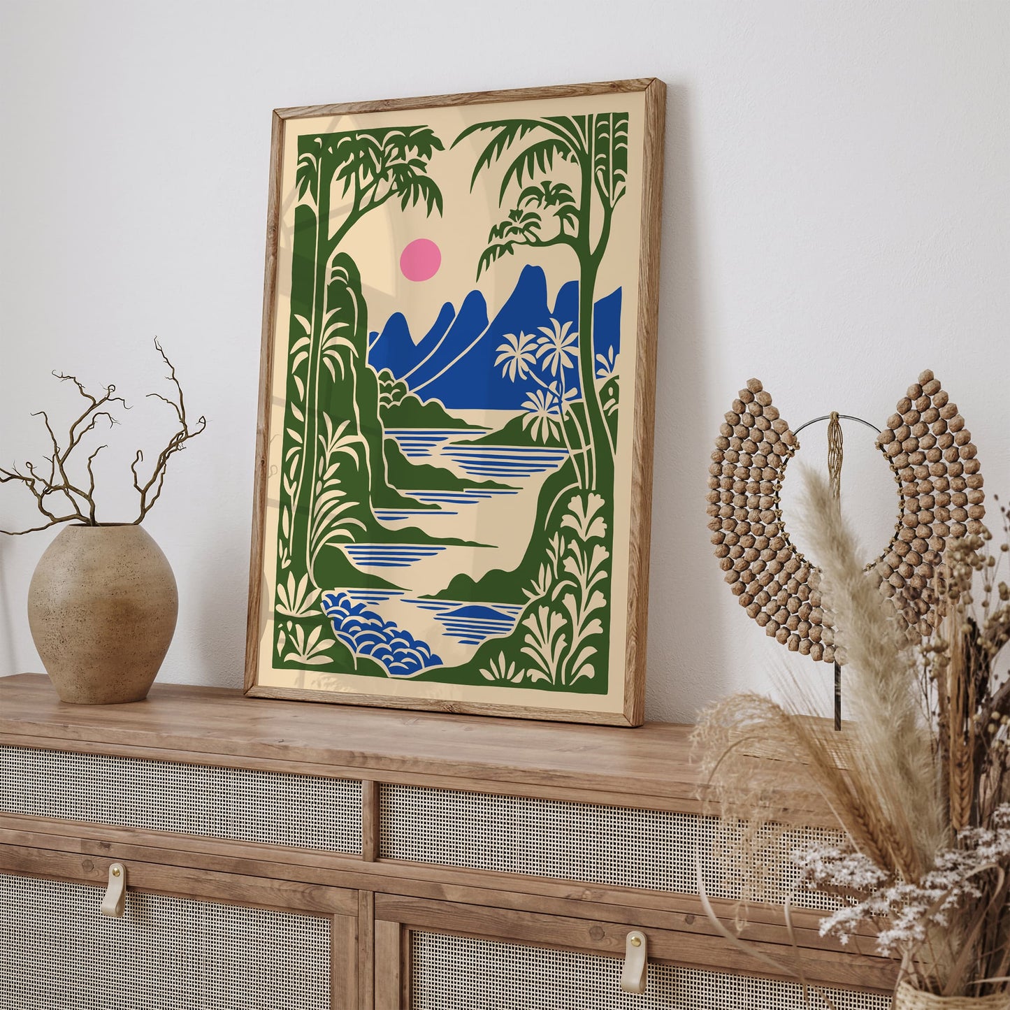 Tropical Thailand Landscape Poster