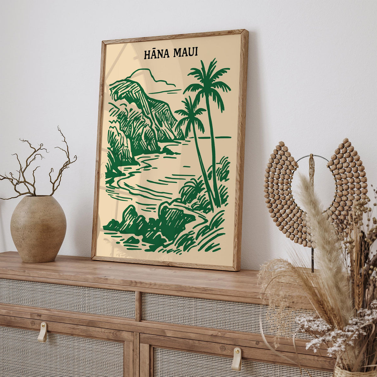 Hana Maui Hawaii Travel Poster