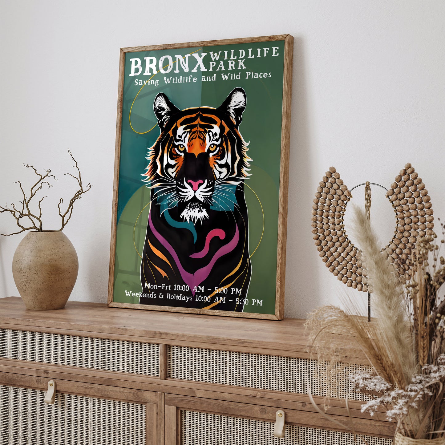 Bronx Wildlife Park Zoo Poster