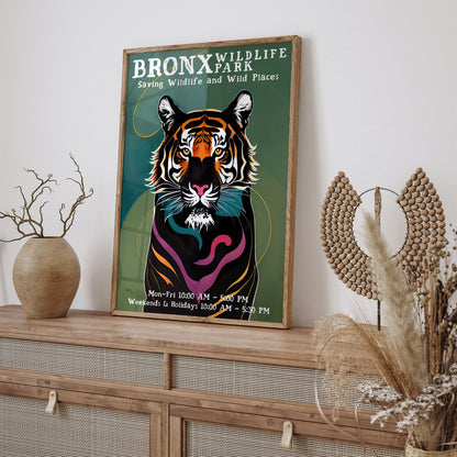 Bronx Wildlife Park Zoo Poster