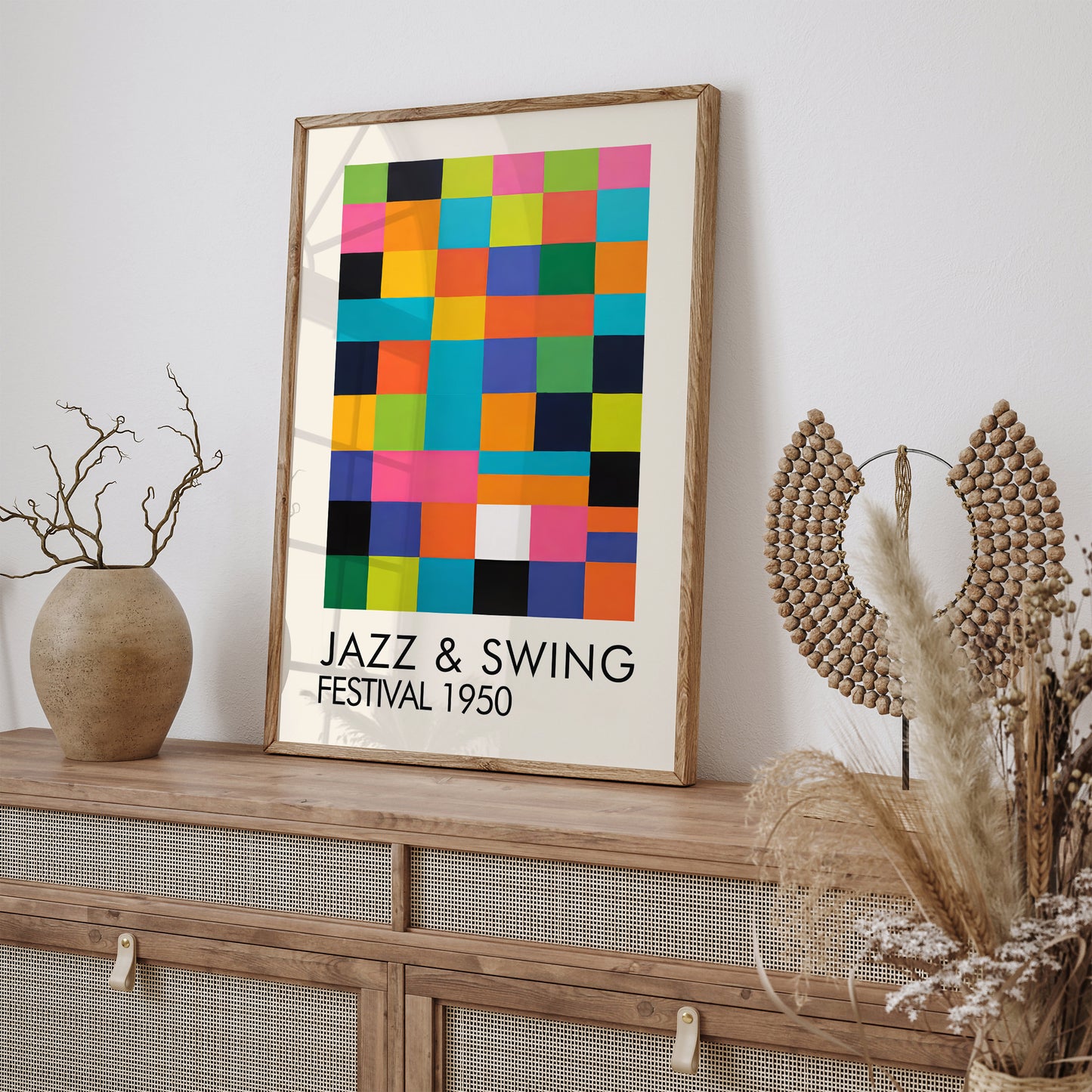 Jazz & Swing Festival Music Poster