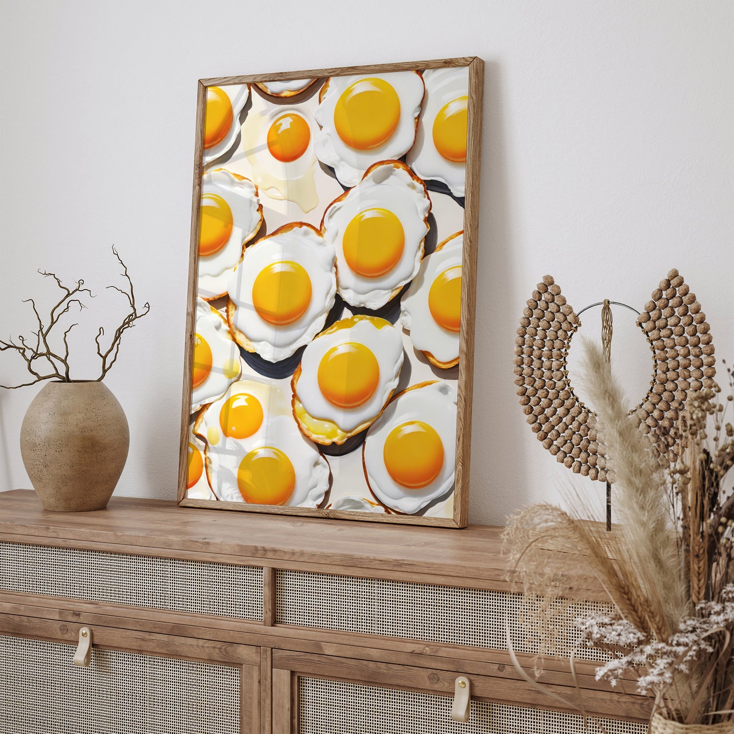 Eggs All Over Art Print