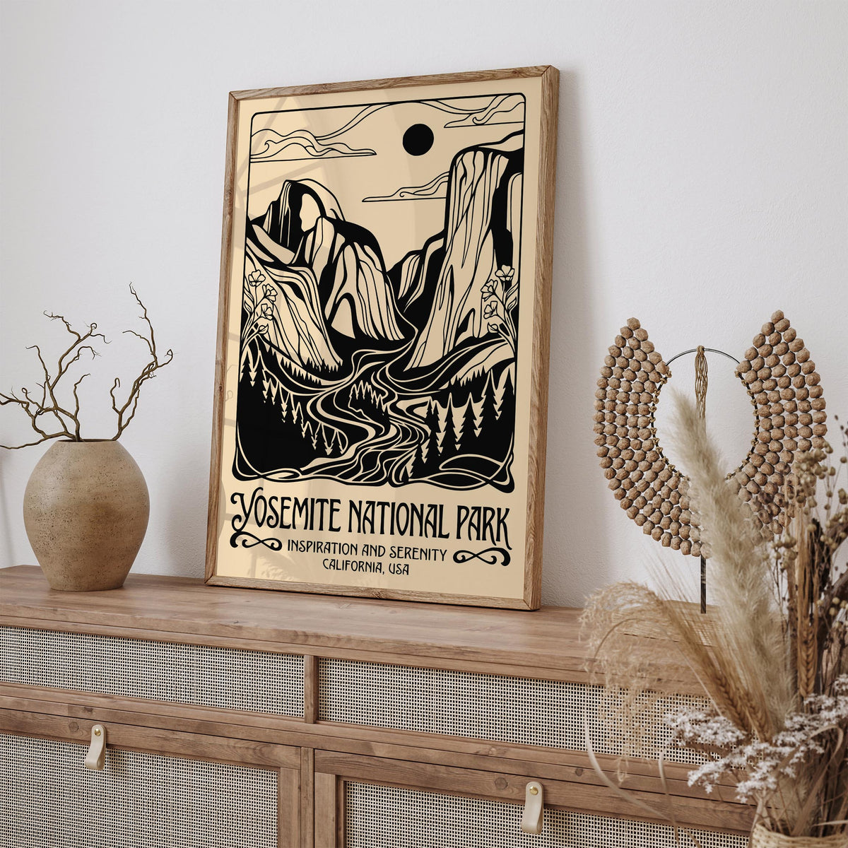Vintage Yosemite National Park Poster