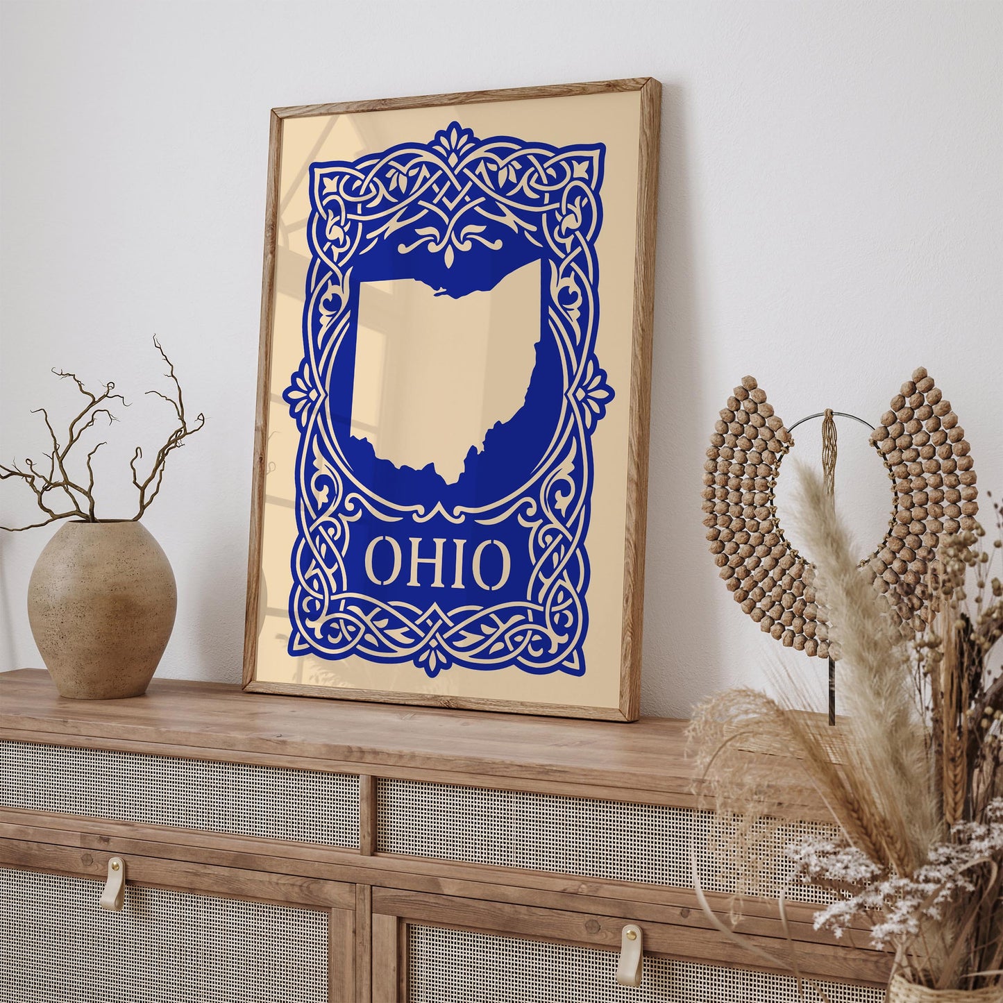 Ohio Blue Travel Poster