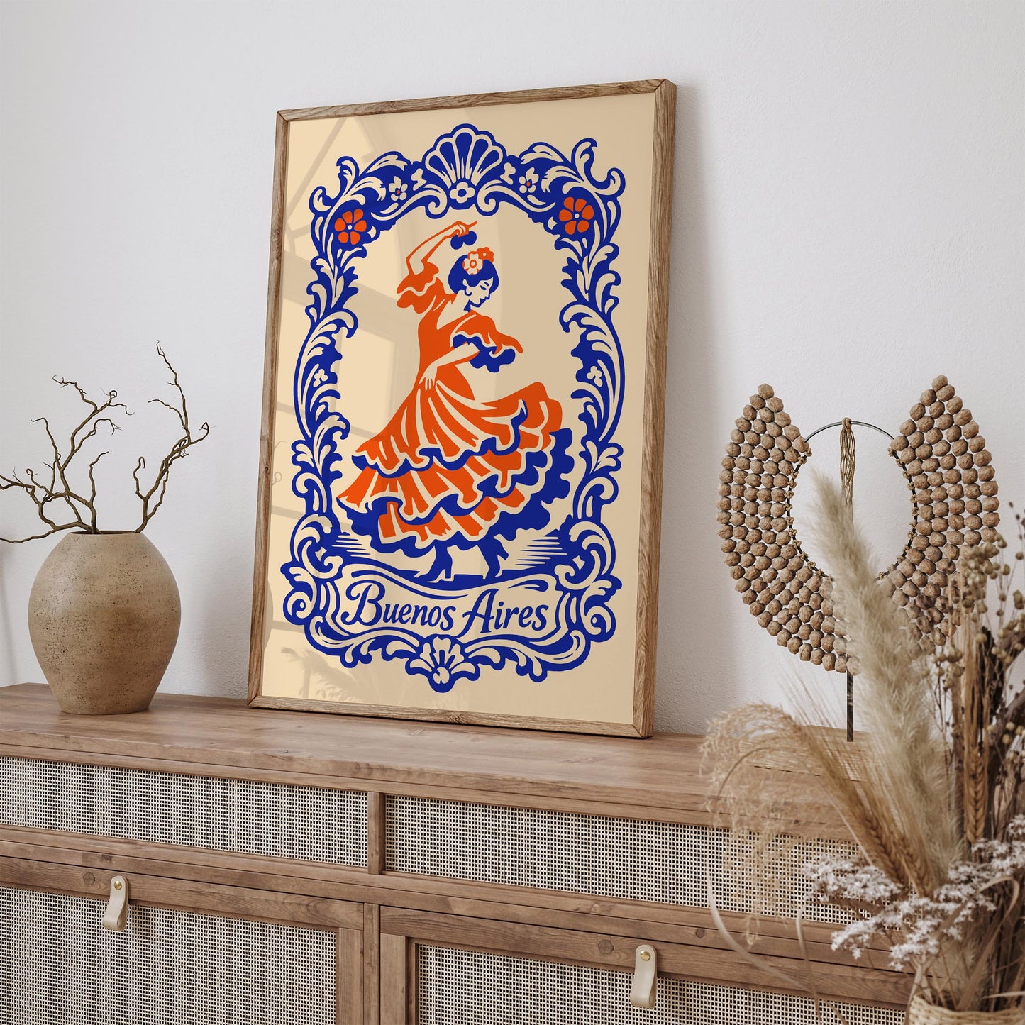Buenos Aires Flamenco Dance Print - Argentina Wall Art