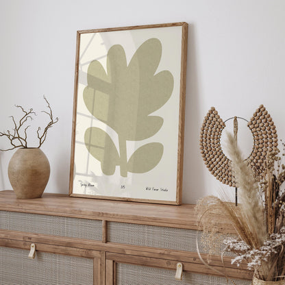 Spring Bloom Minimalist Poster