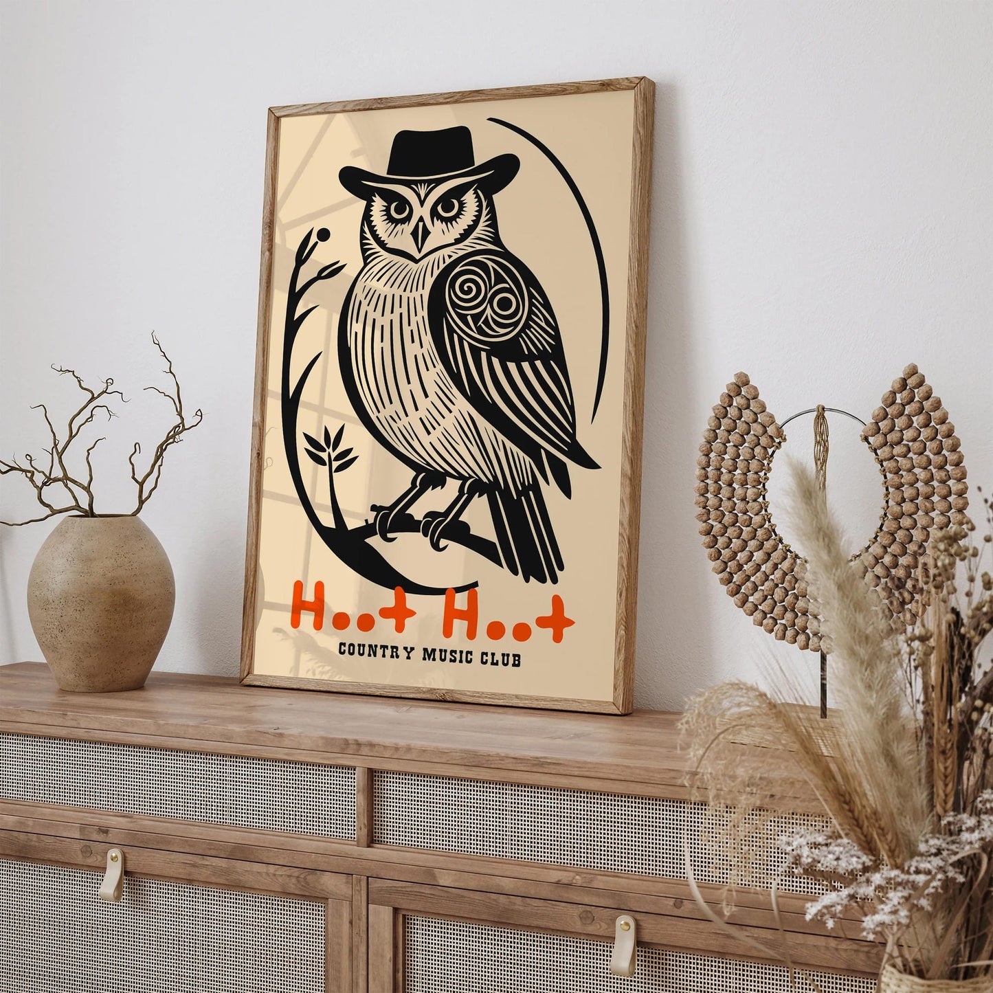 Hoot Hoot Country Music Club Poster