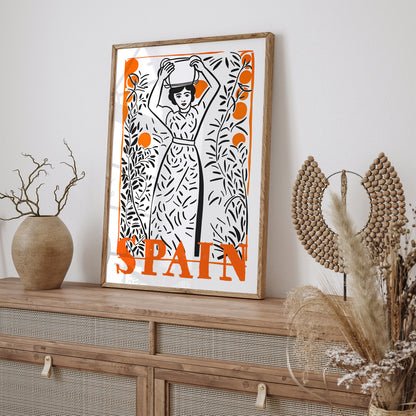 Spain - Vintage Travel Wall Art