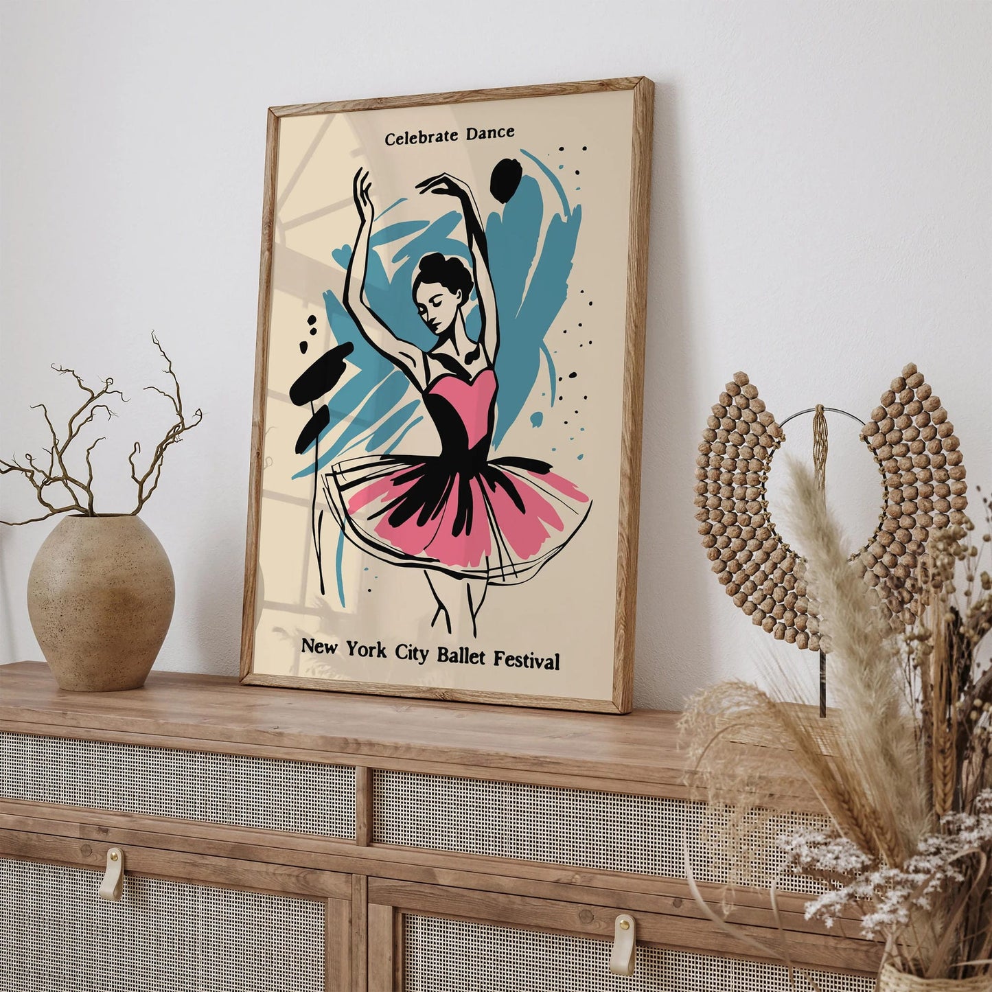 Modern Dance Studio Decor Art Print