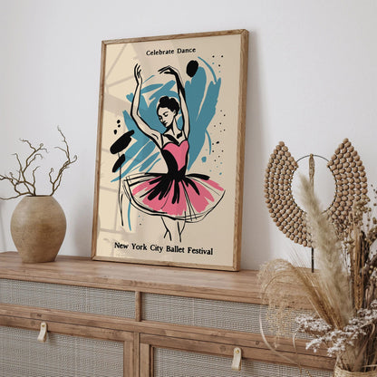 Modern Dance Studio Decor Art Print