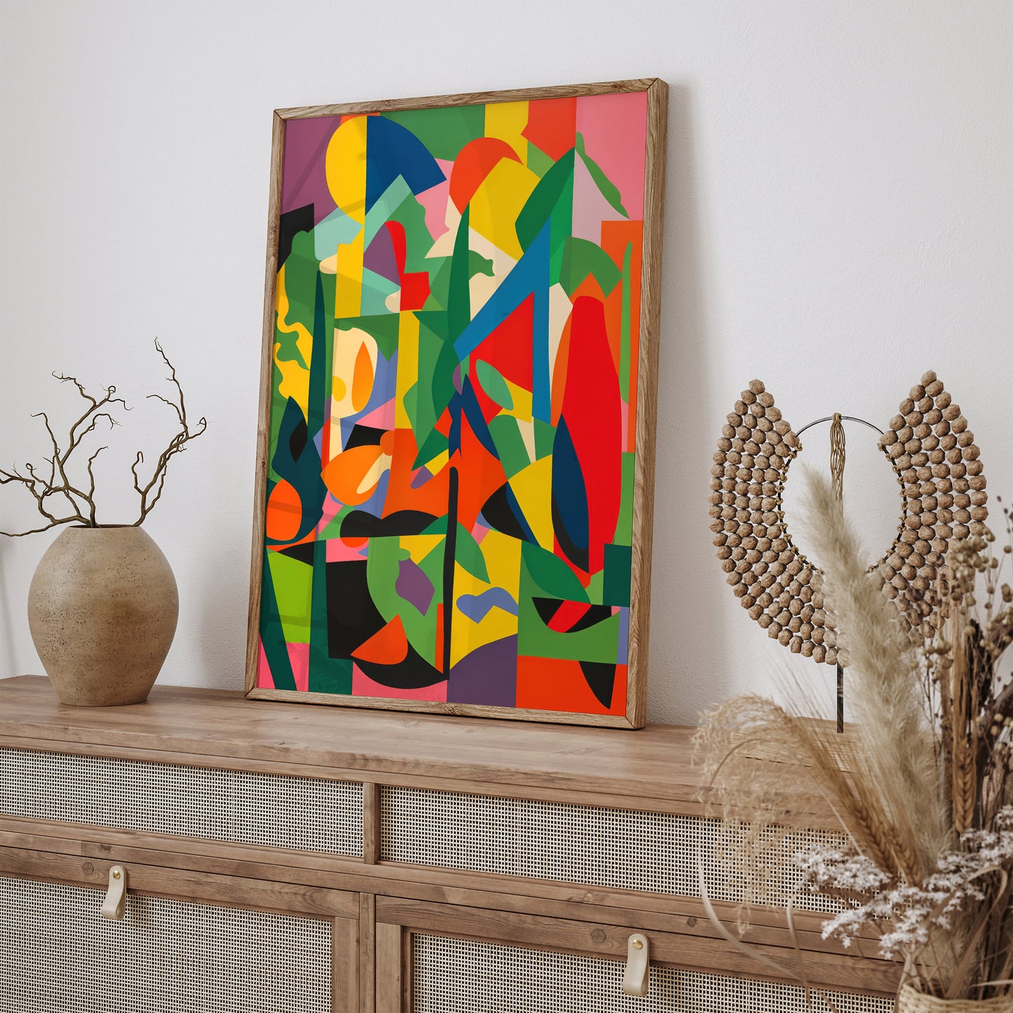 Mid-Century Abstract Still Life Wall Art