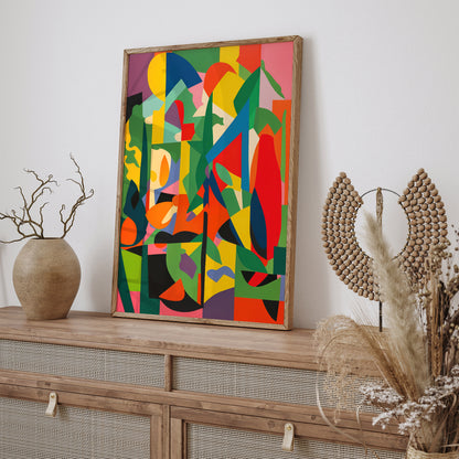 Mid-Century Abstract Still Life Wall Art