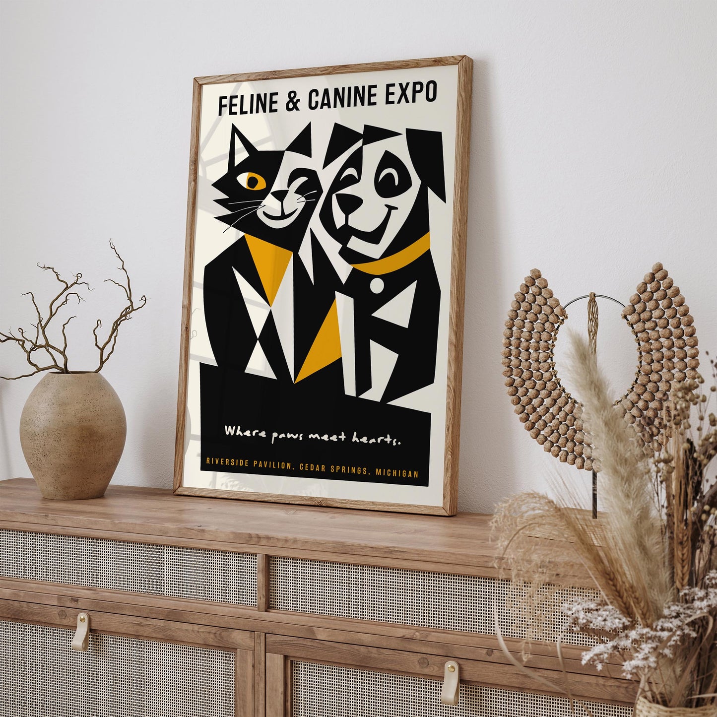 Michigan Cat and Dogs Expo Poster