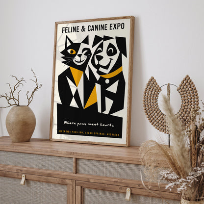 Michigan Cat and Dogs Expo Poster