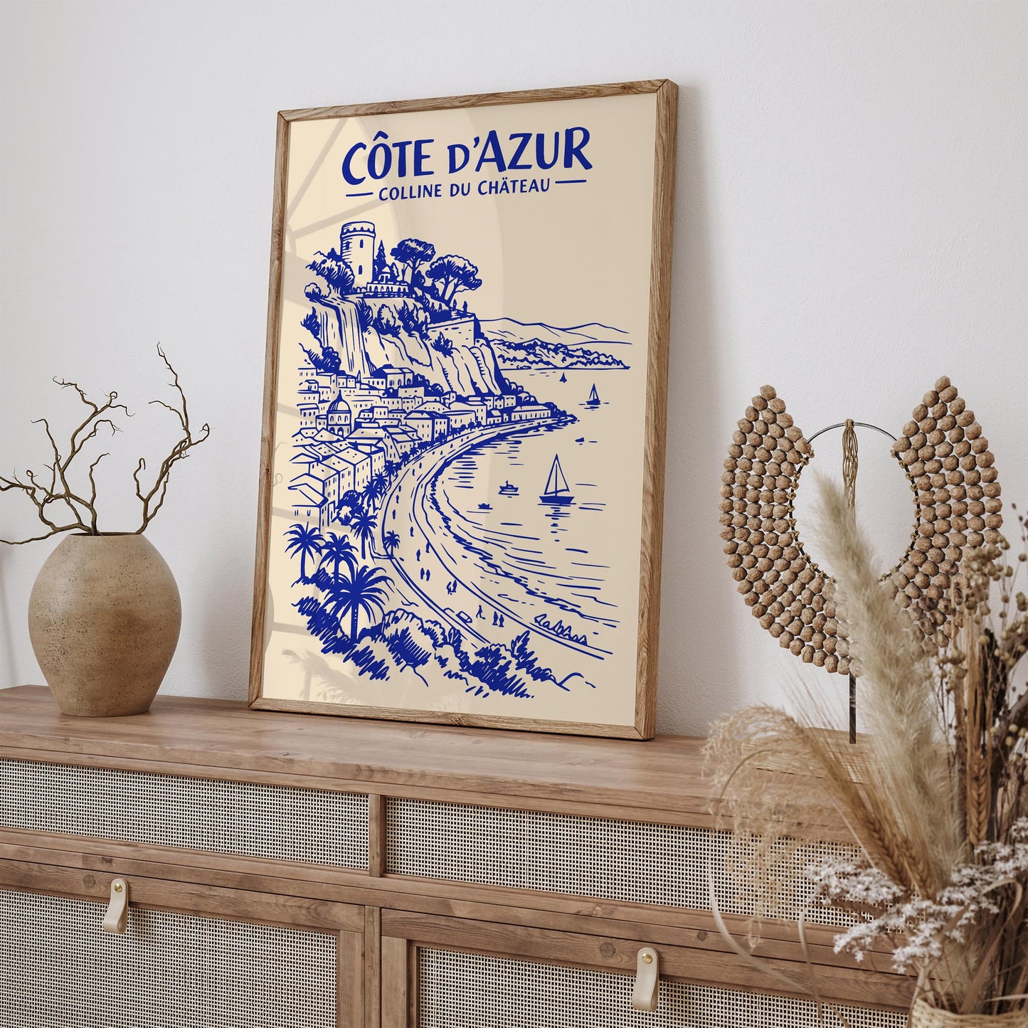 Colline du Château Côte d’Azur Poster