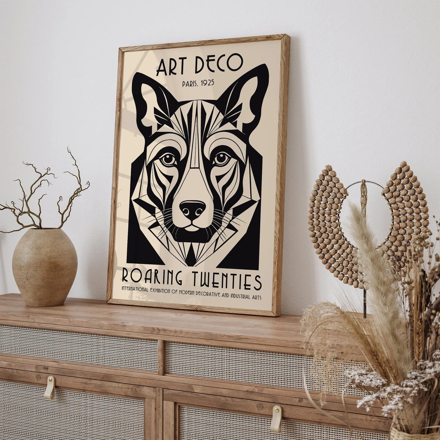 Roaring Twenties Music Poster – Art Deco Style Print