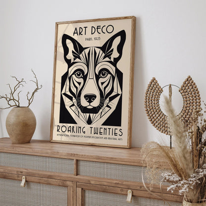 Roaring Twenties Music Poster – Art Deco Style Print