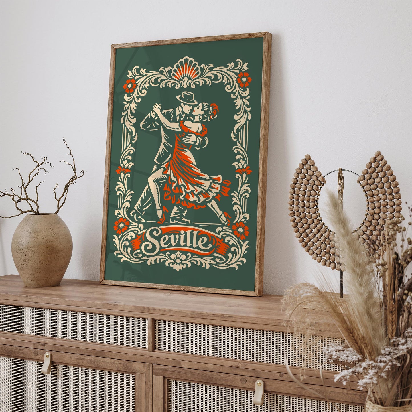 Seville City of Tango Poster Print