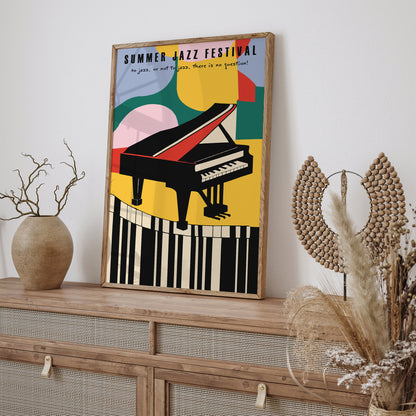 Summer Jazz Festival Music Poster