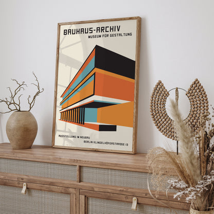 Bauhaus Museum Architecture Poster