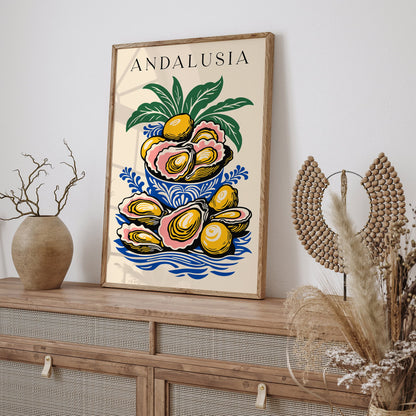 Andalusia Spain Oysters Poster