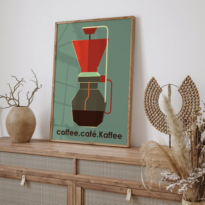 Coffee Cafe Kaffee Retro Poster