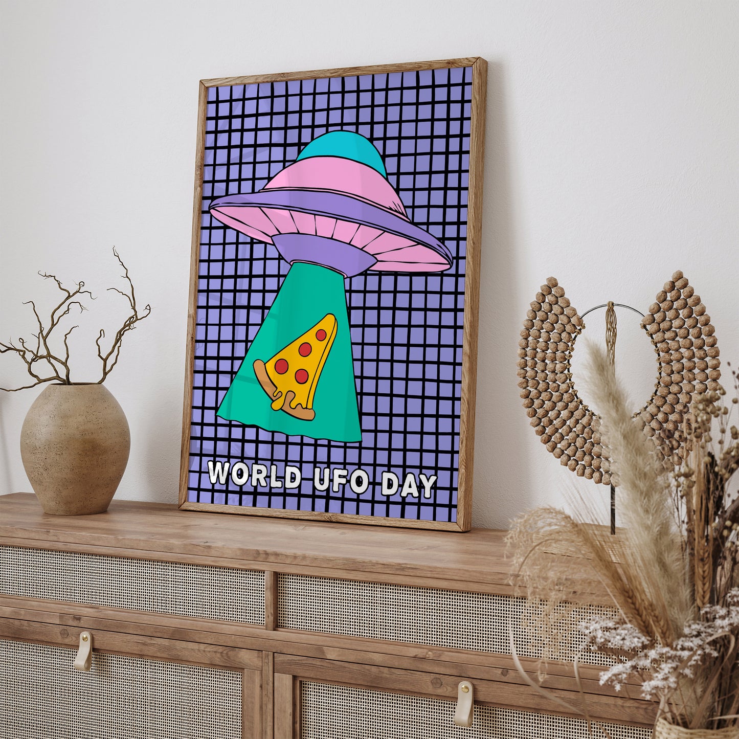 World UFO Day Cute Poster