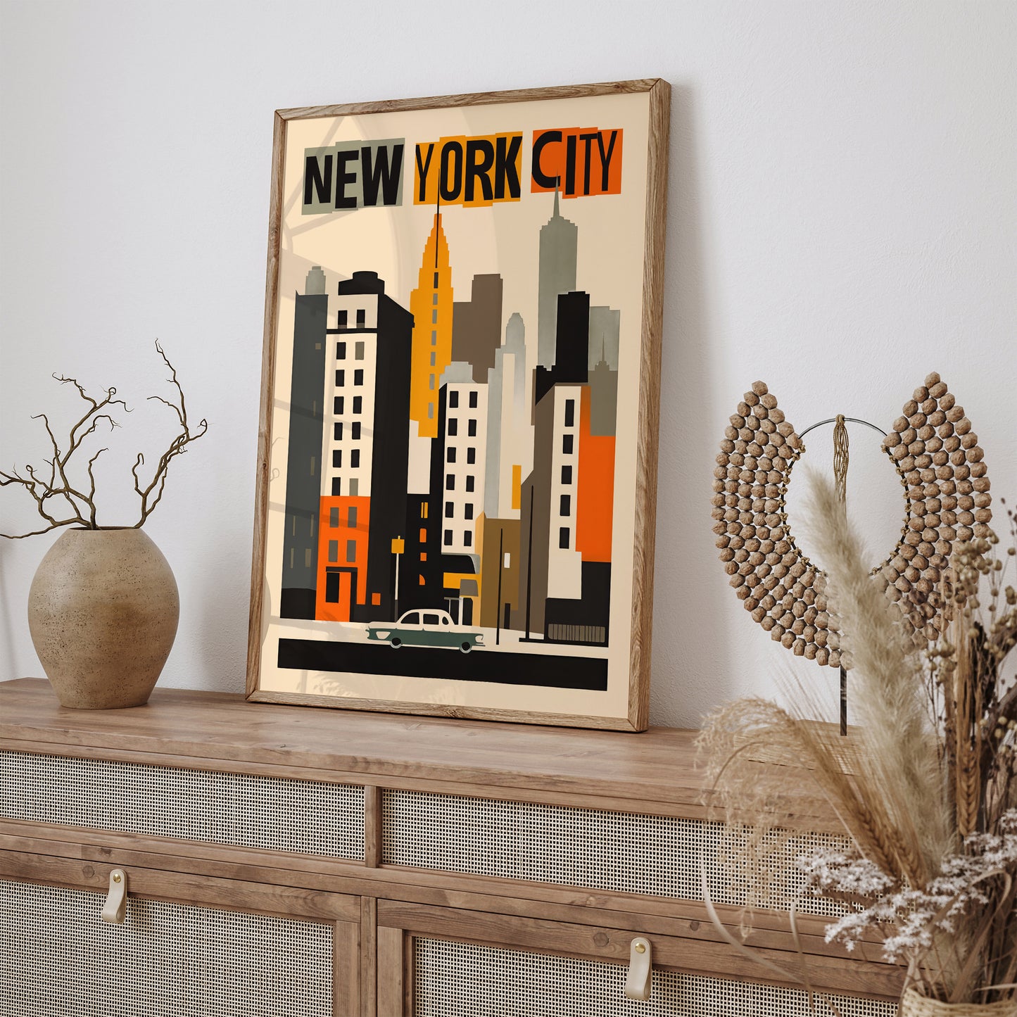 NYC Autumn Travel Poster