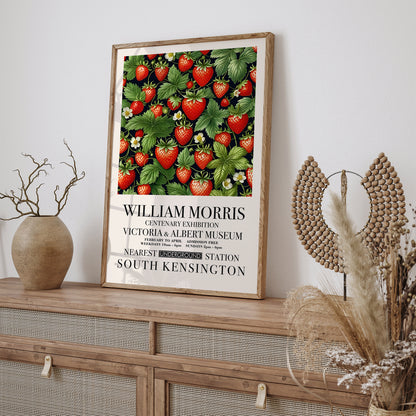 William Morris Strawberries Poster