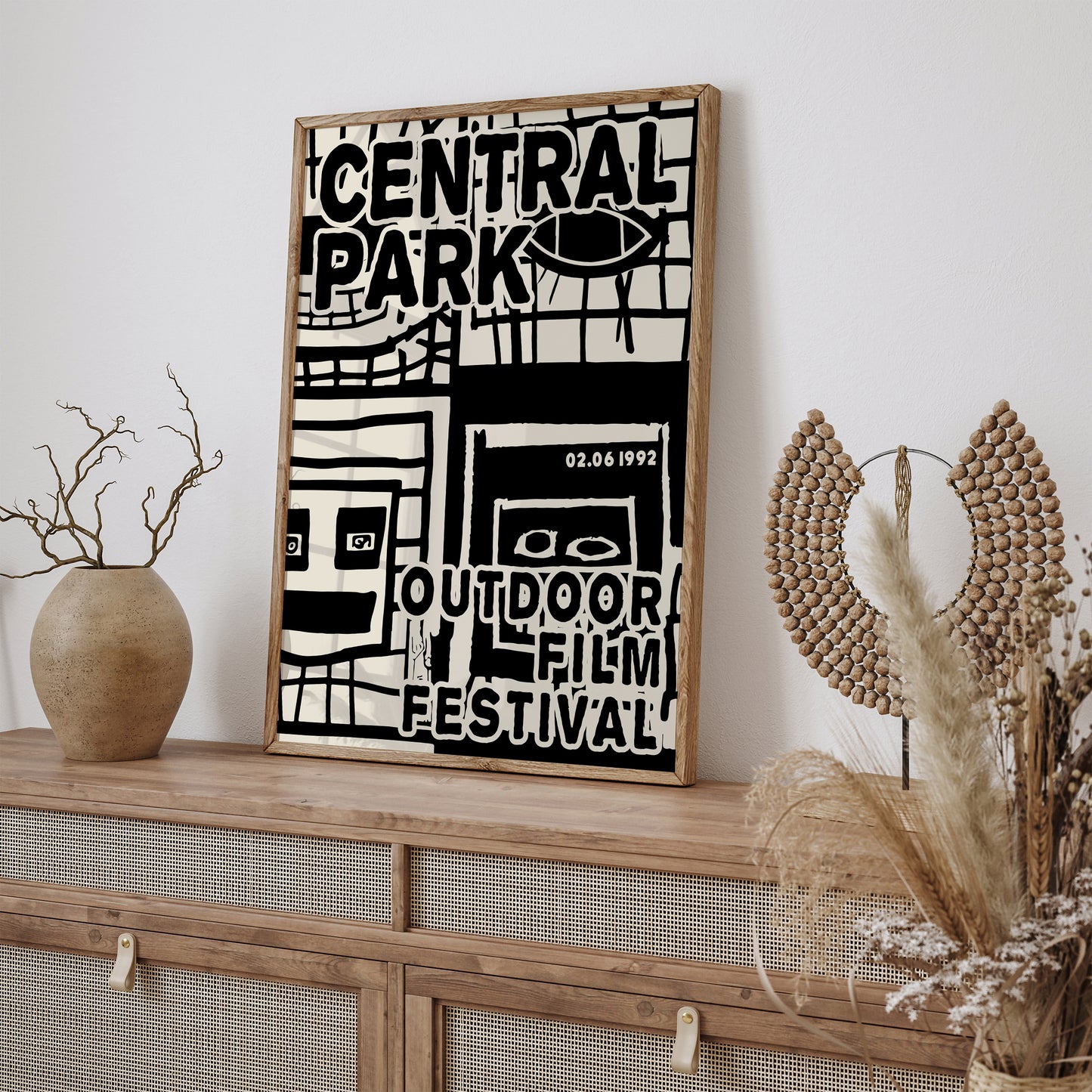 Central Park Film Festival B&W Poster