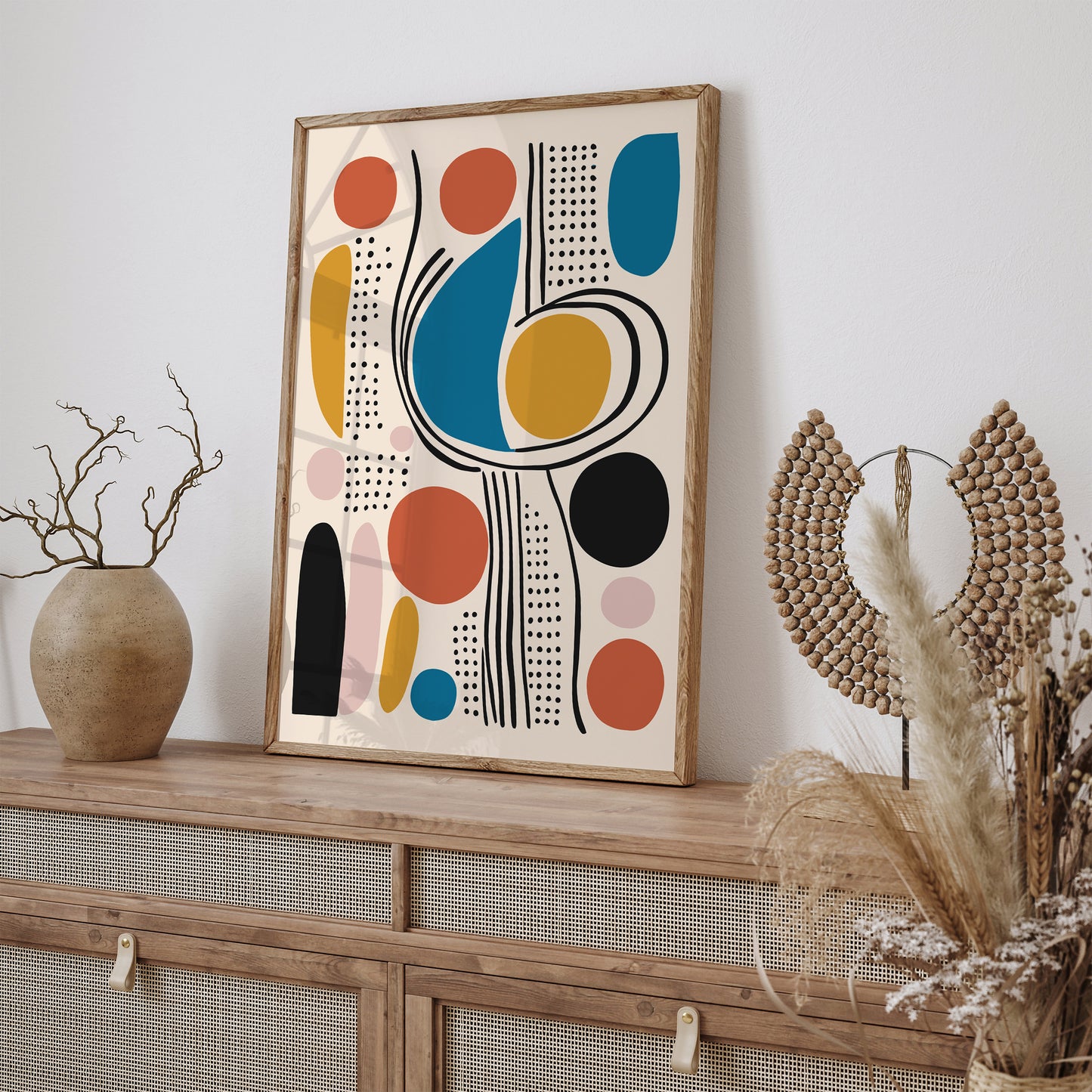 Mid Century Modern Aesthetic Print