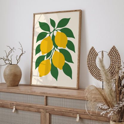 Sicilian Fruit - Lemon Art Print