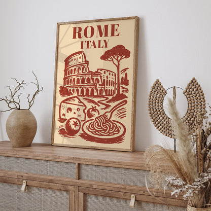 Rome Italy Poster 2026