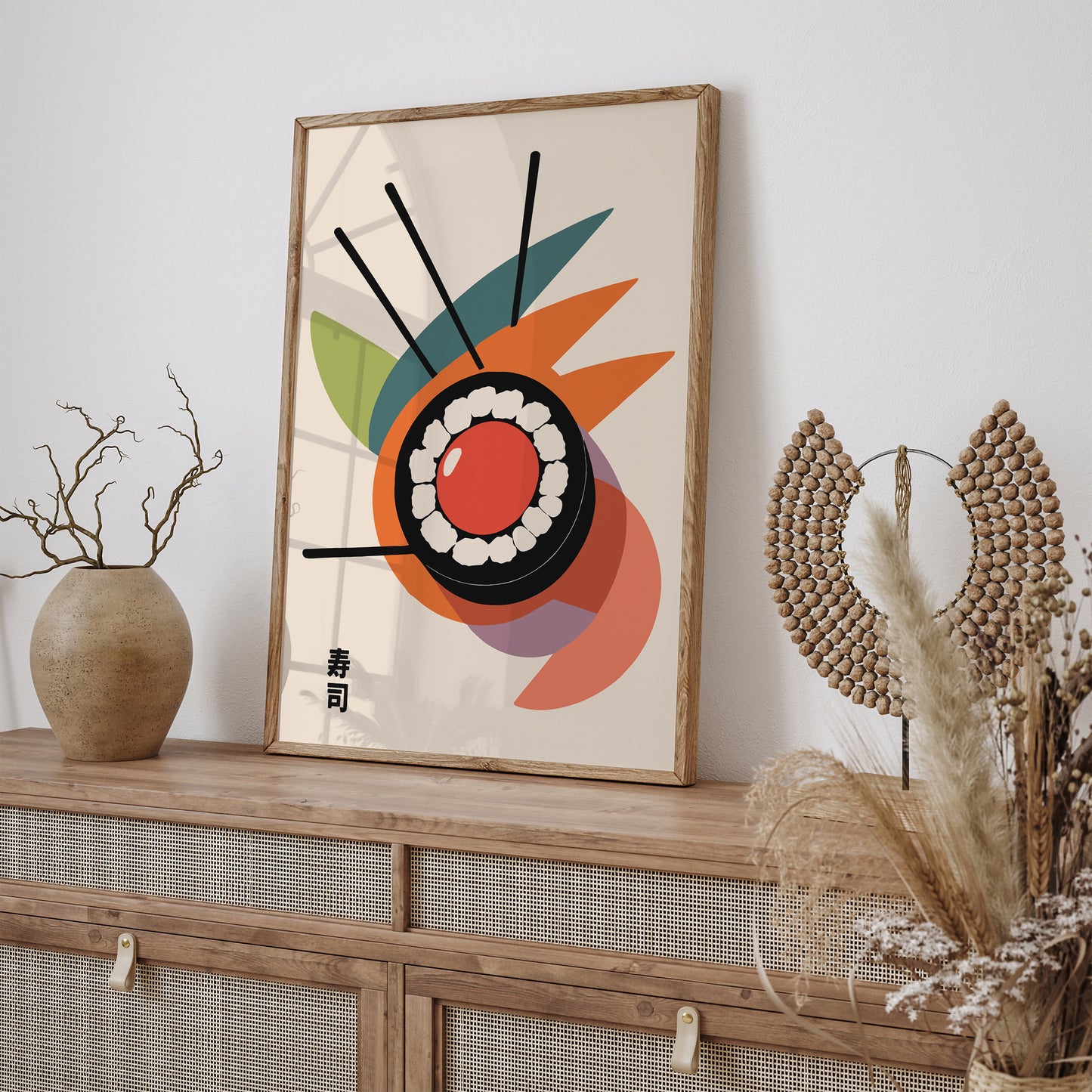 Minimalist Japanese Sushi Poster