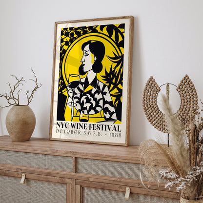 NYC Wine Festival 1988 Poster