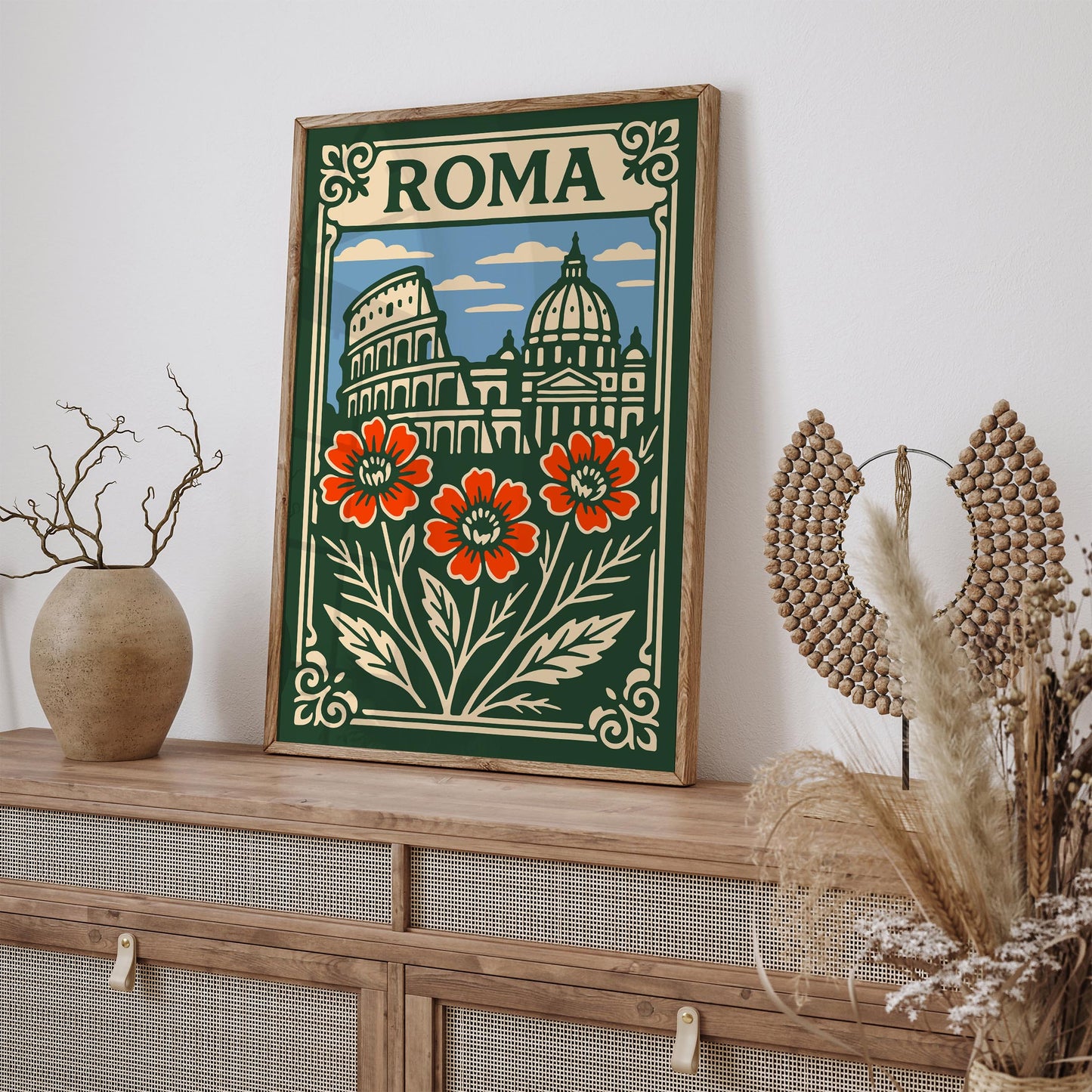 Rome Italy Cityscape Poster