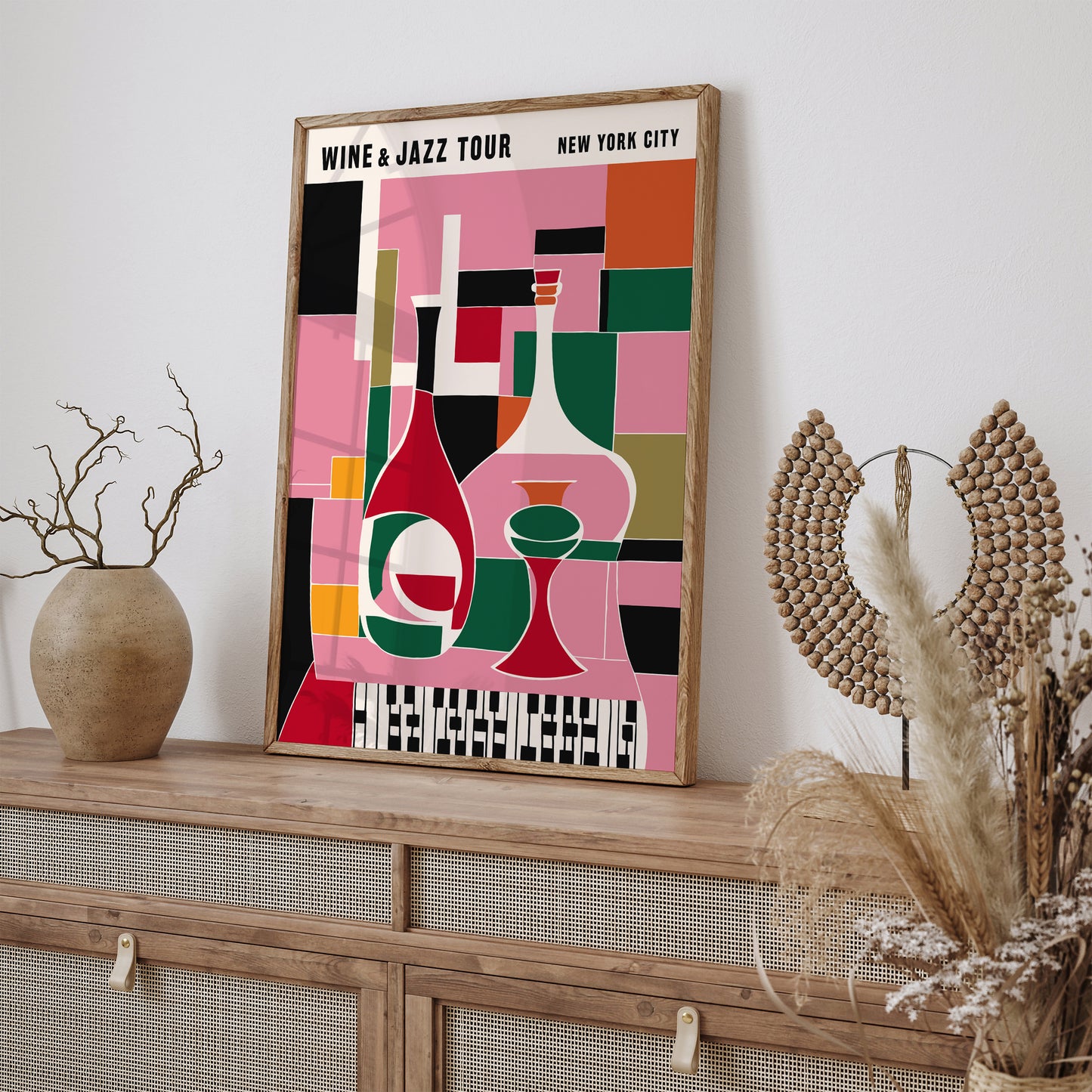 Wine and Jazz Tour NYC Poster 2024