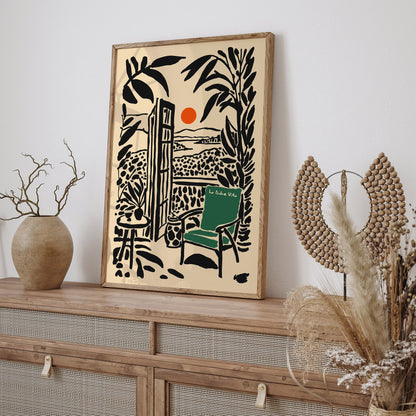 La Dolce Vita Italian Holiday Travel Poster