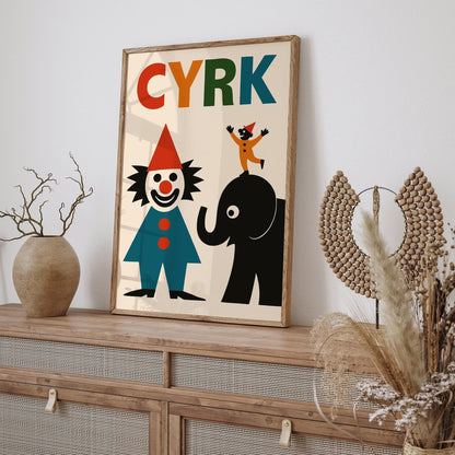 Circus Retro Funny Poster