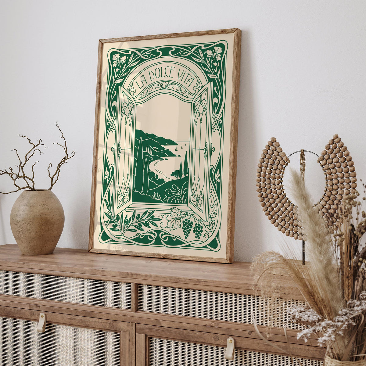 La Dolce Vita Italian Landscape Poster