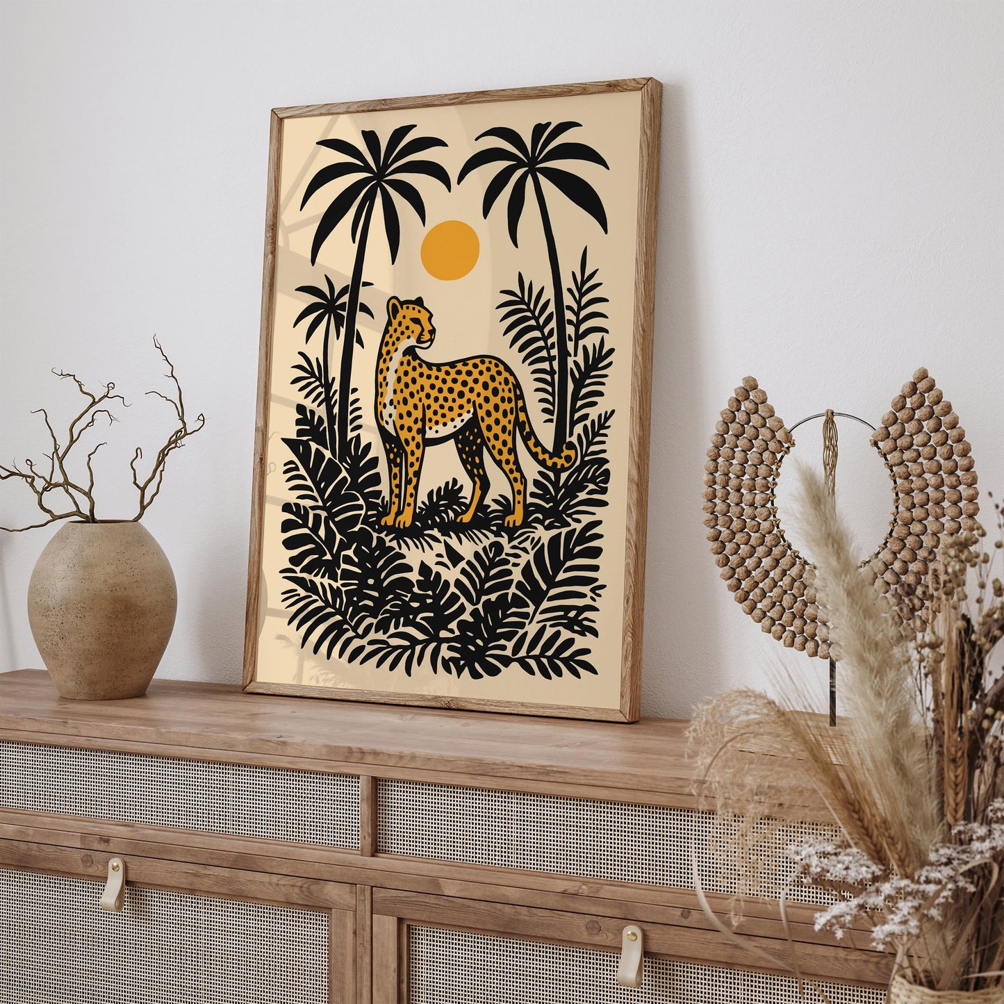 Cheetah in the Jungle Poster