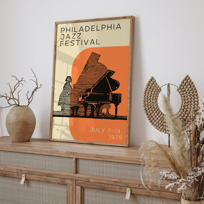 Philadelphia 1979 Jazz Festival Poster