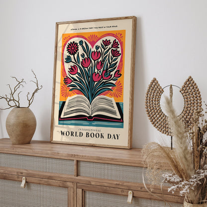 World Book Day Vintage Art Print
